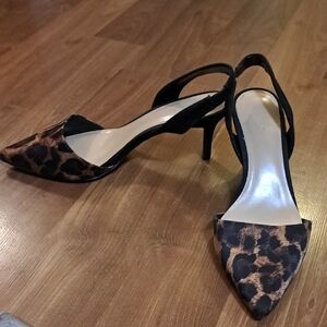 Expressions Leopard Print Heels